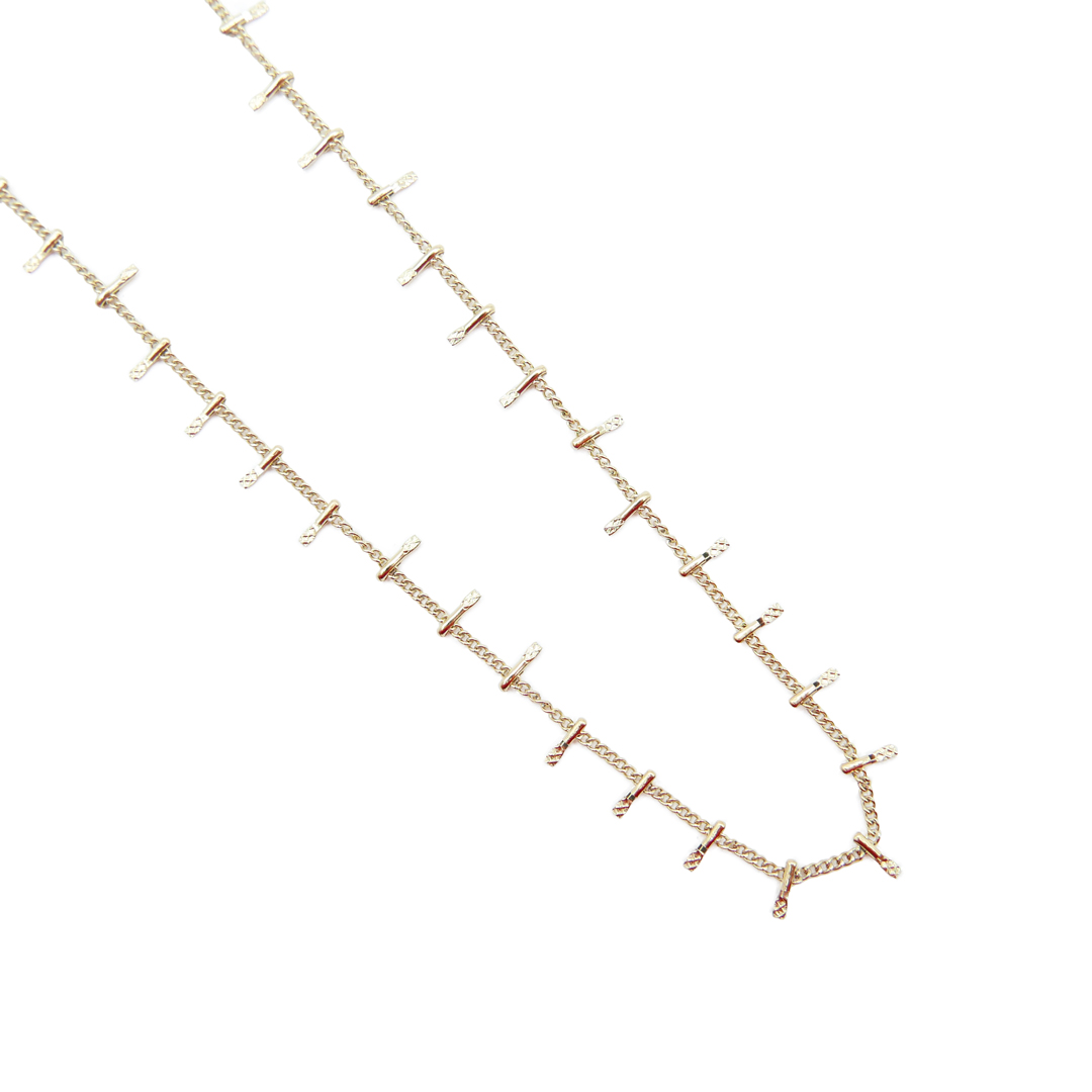 Collier I78XS Longue Multiple Row main de perles Déclaration 33 avec